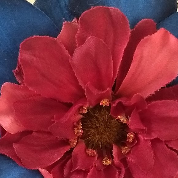 vintage y2k 00s large 3D rosette blossom pin brooch - Picture 3 of 8